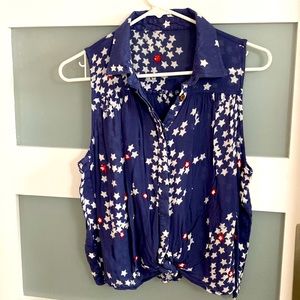 Sleeveless summer top